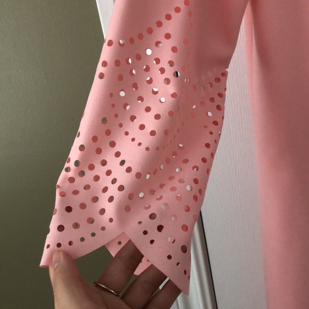 Shein Laser Cut Out Scalloped Hem Dress - Picture 7 of 11
